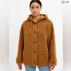 Blu Pepper Warm Brown Teddy Jacket